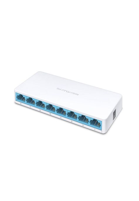 Switch Ethernet 10/100 RJ45 8 Bocas Puertos Mercusys MS108-0