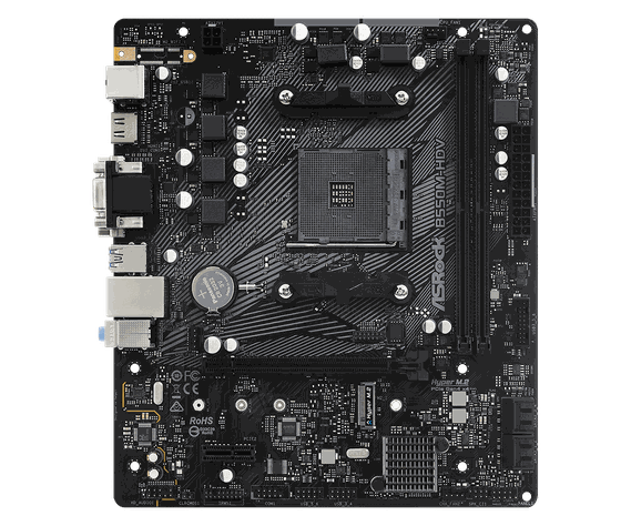 Placa Madre Asrock B550m-Hdv Socket Am4-1
