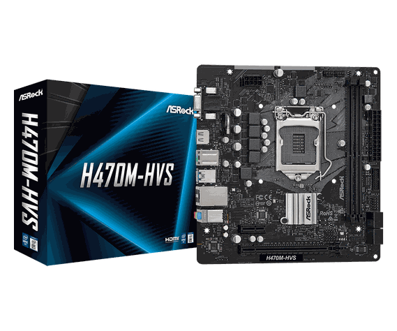 Placa Madre Asrock H470m-Hvs socket 1200-0