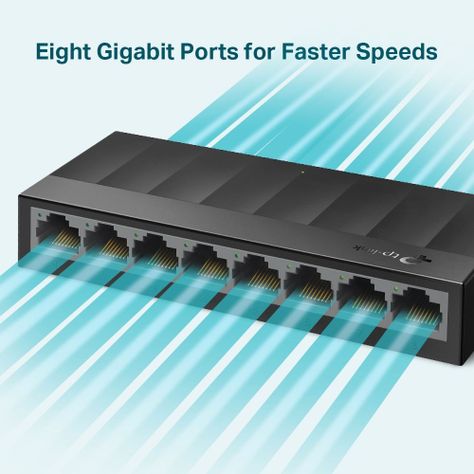 Switch Tp-link Ls1008g 8 Puertos Gigabit Escritorio-4