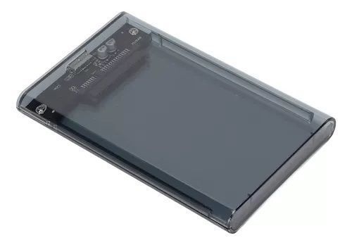 Cofre Sata A Usb 3.0 Para Disco 2.5 Color Negro Transparente-2