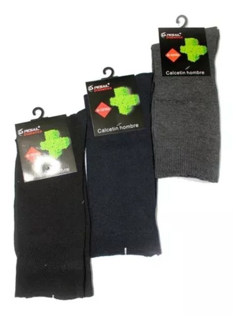 Calcetines Calcetín Diabéticos Para Hombre - Sin Costuras - Sixpack-0