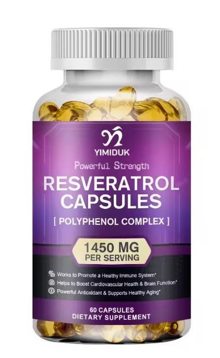 RESVERATROL 1.450 MG - 60 CAPSULAS-0
