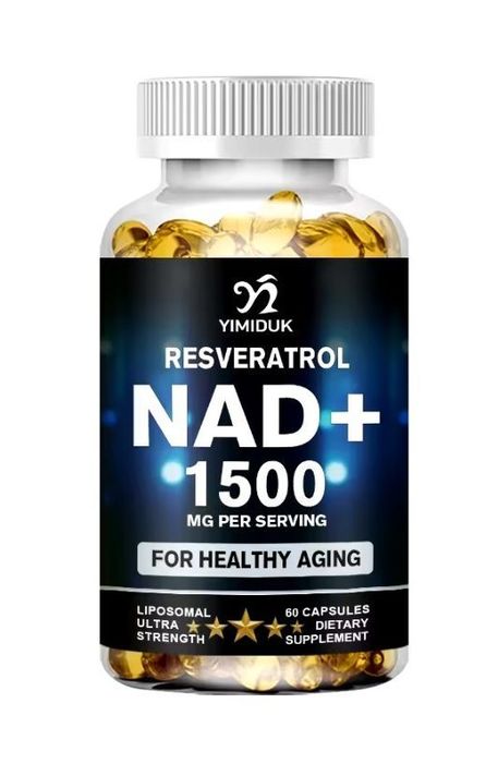 NAD+ 1200 MG - RESVERATROL 300 MG - 60 CAPSULAS-0