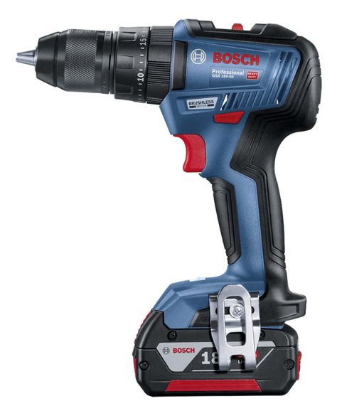 Taladro Percutor Inal. Bosch Gsb 18v-50 Brushless 1bat+1carg-3
