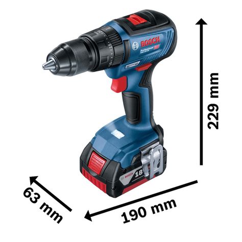 Taladro Percutor Inal. Bosch Gsb 18v-50 Brushless 1bat+1carg-5