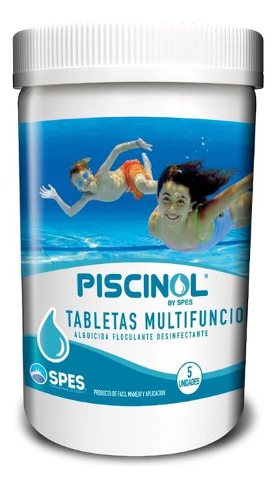 Cloro Tableta Multifuncion Decantador Alguicida Piscinol-0