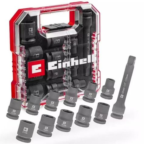 Set 12 Dados de Impacto Hex 109283 Einhell-2