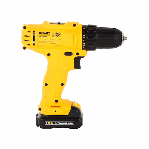 Taladro Atornillador Inalámbrico 12V MAX dcd700c2 2 baterías y cargador-3