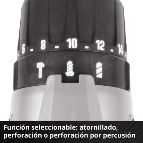 Taladro de Impacto Inalámbrico TE-CD 18/2 Li (2x2,0 Ah) Einhell-2