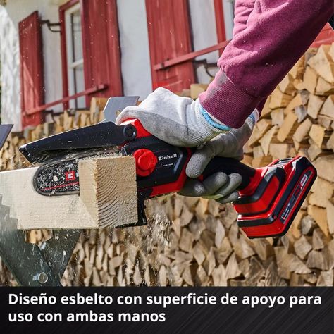 Motosierra inalámbrica GE-PS 18/15 Li BL-Solo Einhell-5