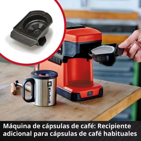 Cafetera Inalámbrica Te-cf 18 Li Sin Bat Sin Carg Einhell-5