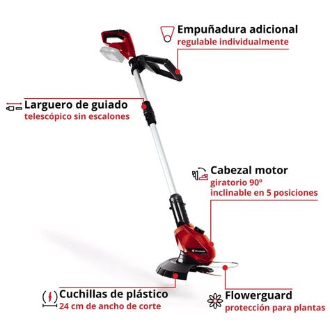 Orilladora Inalámbrica GE-CT 18 Li-KIT Einhell-1