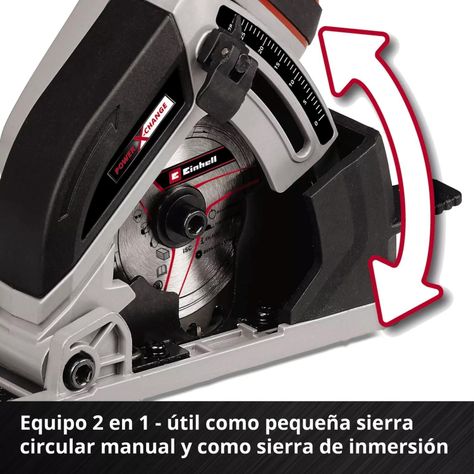 Mini Sierra Circular Inalámbrica TE-CS 18/89 Li - Solo Einhell-2