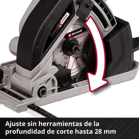 Mini Sierra Circular Inalámbrica TE-CS 18/89 Li - Solo Einhell-4
