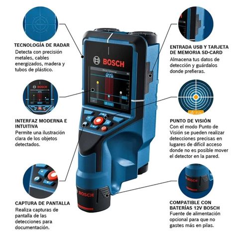 Detector de materiales D-TECT 200 C Bosch-3