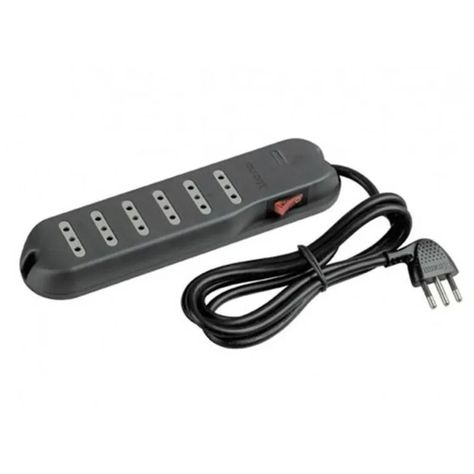 Alargador slim6 2P+T 10A 1,5m gris de Bticino-0