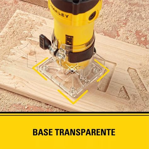 Fresadora Rebajadora 550w 1/4 St55 Stanley-3