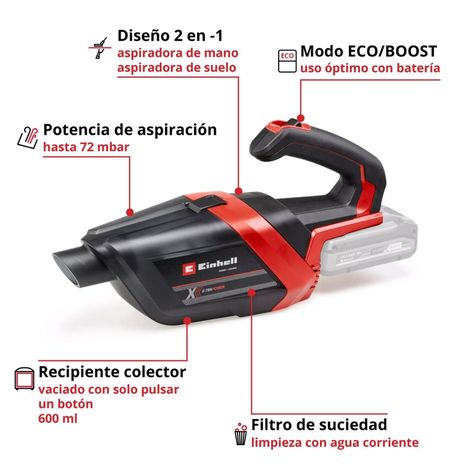 Aspiradora inalámbrica TE-HV 18/06 Li - Solo Einhell-1