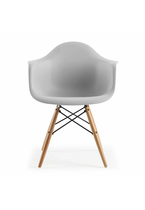 Butaca Eames Daw Gris-0