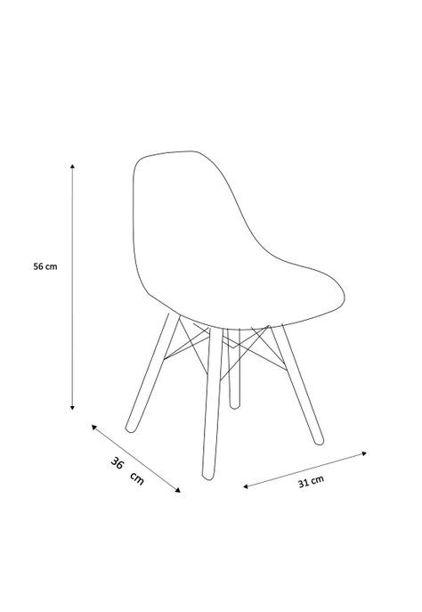Silla Eames Dsw Niño Roja-1
