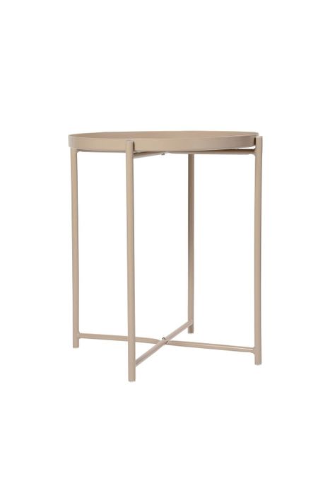 Mesa Lateral Baja Alina Tostado Beige 44 Cms-1