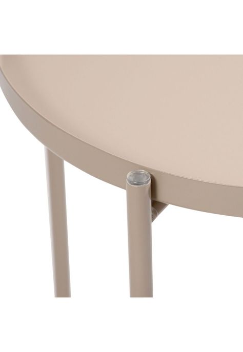 Mesa Lateral Baja Alina Tostado Beige 44 Cms-2