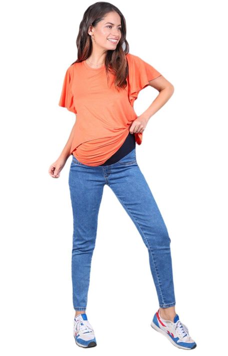 Jeans Maternal Pitillo Medium Light-0