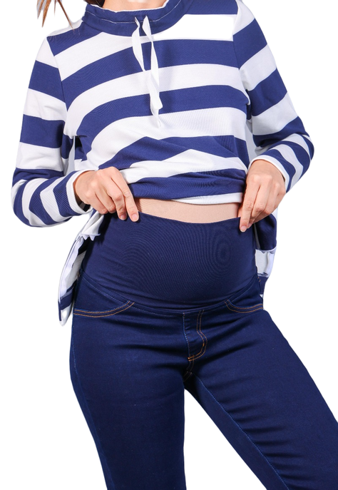 Jeans Maternal Pitillo Raw Madremia-1