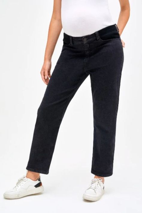 Jeans Maternal Made Recto Negro Madremia-0