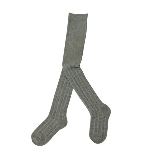 Panty De Lana Calada Para Bebé Gris -0