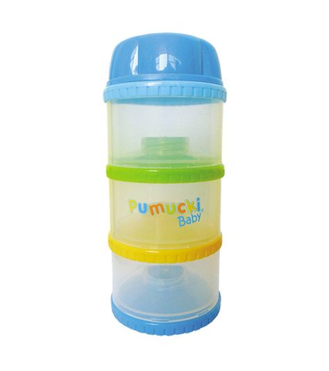 Contenedor de Leche 3 Niveles Celeste Pumucki-0