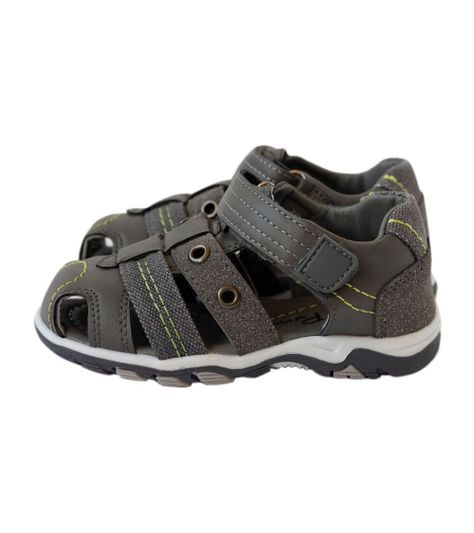 Sandalia Gris con Velcro para Niño Pumucki -2