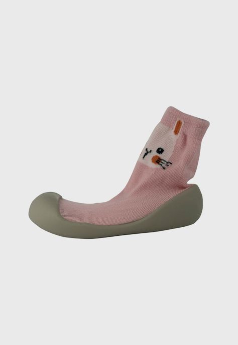 Calcetines con Suela de Goma Rosado Pumucki-1
