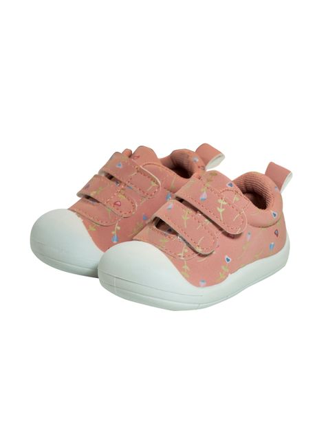 Zapato Gateador para Niña Rosado Flowers Pumucki-0