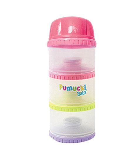 Contenedor de Leche 3 Niveles Rosado Pumucki-1