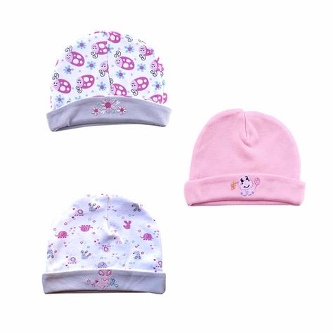 Set de 3 Gorros Modelador Estampados Rosados Pumucki-0