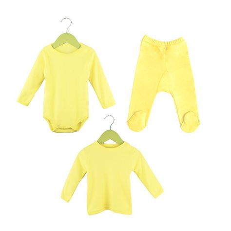 Set de Ropa Interior Lisa Amarilla Pumucki-0