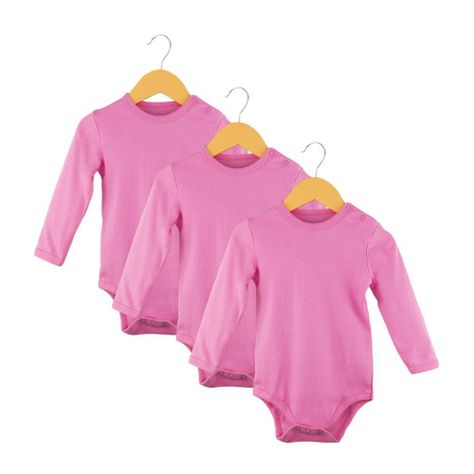 Set de Tres Bodys Infantil Fucsia Pumucki-0