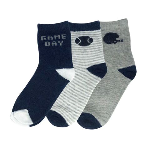 Set de 3 Calcetines Gris Azul para Niño Pumucki-0