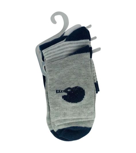 Set de 3 Calcetines Gris Azul para Niño Pumucki-1