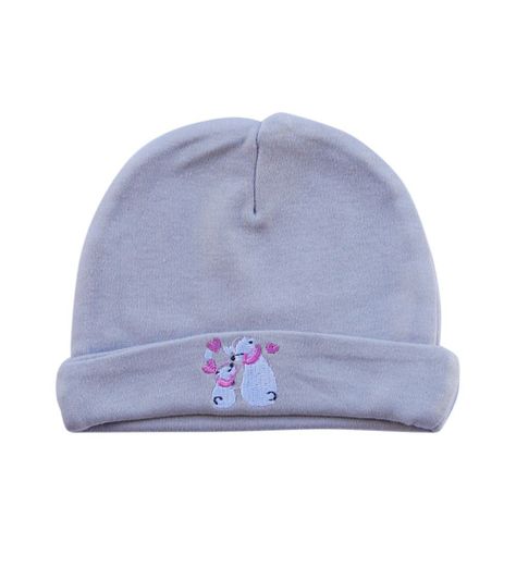 Set de 3 Gorros Modelador Estampados Gris Niña Pumucki-1