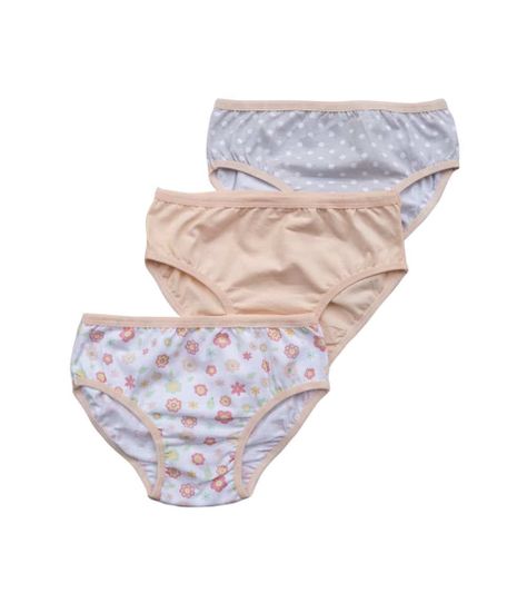 Set de Calzones Estampado Floral Pumucki-0