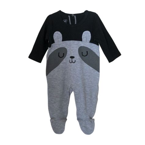 Enterito de Algodón Bear Black para Bebé Pumucki-0