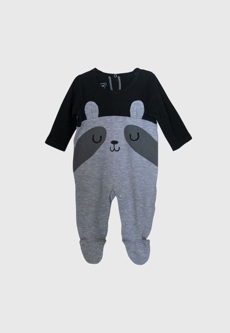 Enterito de Algodón Bear Black para Bebé Pumucki-1