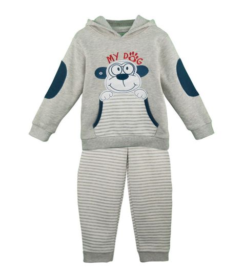 Buzo Dog Grey Para Niño Pumucki-0