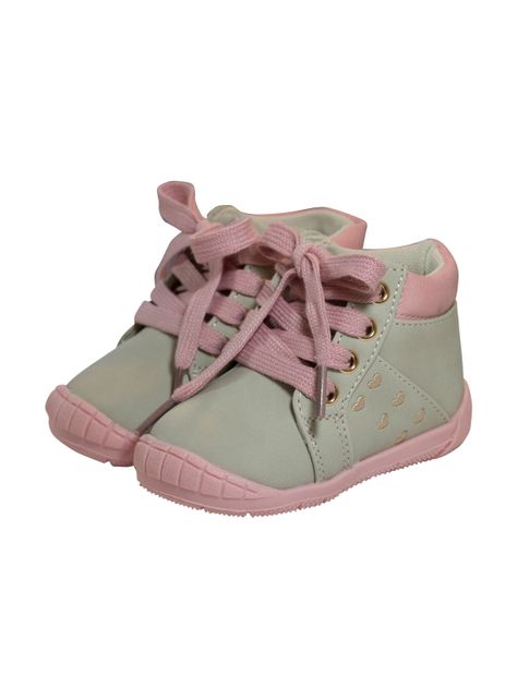 Bototo Gateador para Niña Gris Rosado Pumucki-0