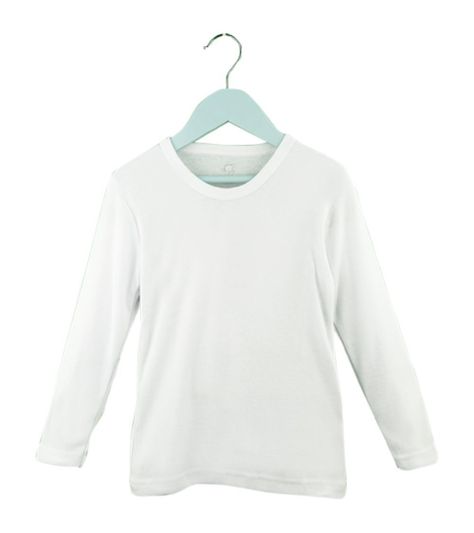 Camiseta Manga Larga de Algodón Blanca Unisex Pumucki-1