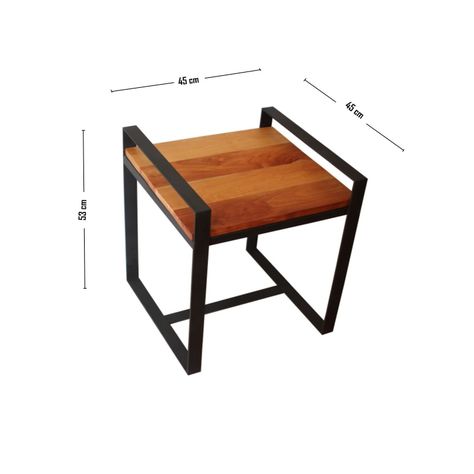 Mesa lateral de roble Lubeca L ILOFT-3