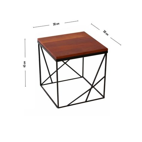 Mesa lateral de roble Opera M ILOFT-3